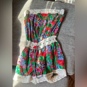 Aerie strapless romper